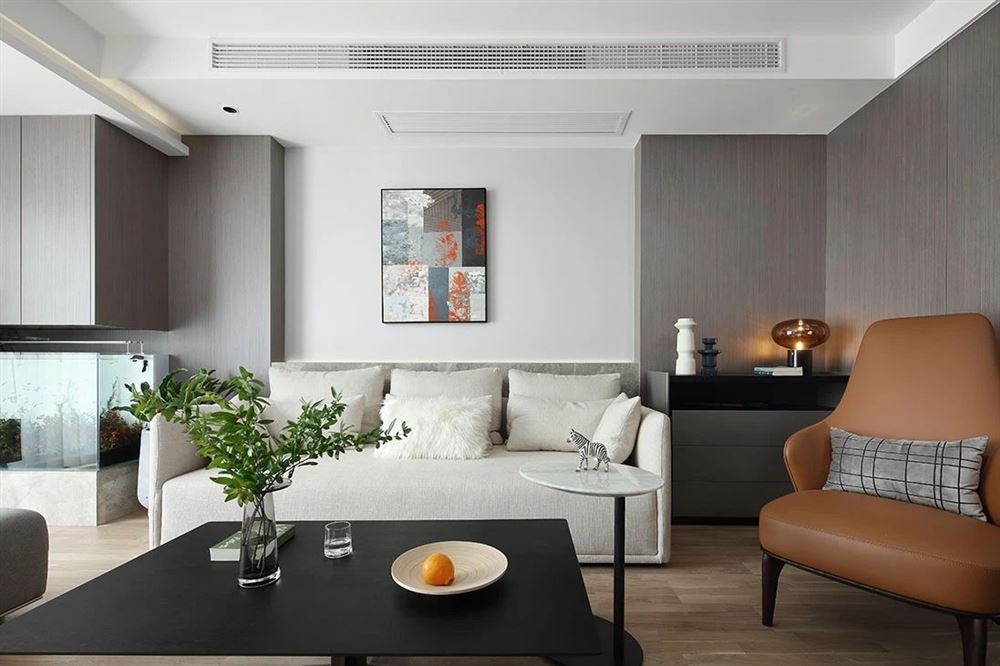 佛山市恒大山湖郡现代简约风格三居室装修案例