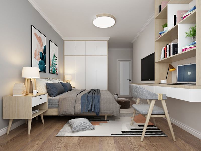 佛山市中交·泷湾云城现代简约风格三居室装修案例