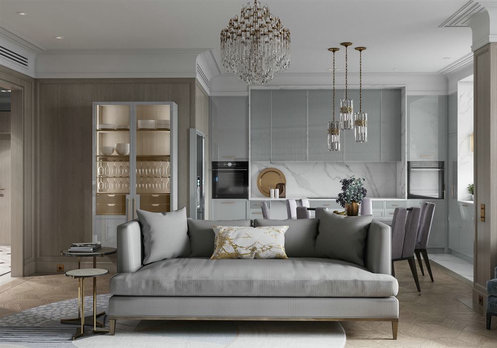 佛山市鹏瑞&middot;三龙湾1号欧式风格四居室装修案例